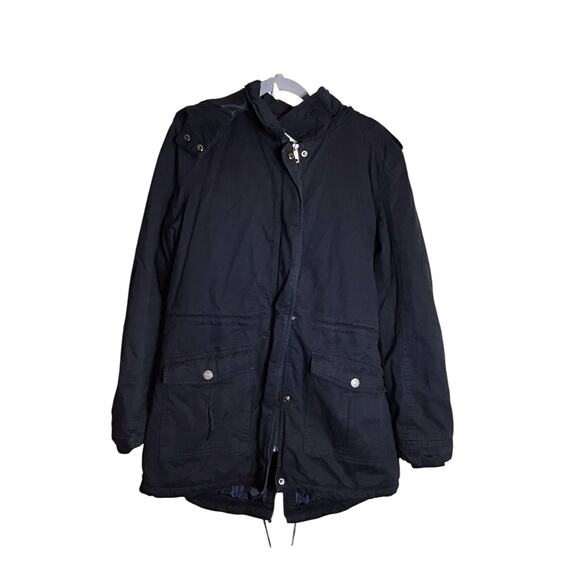 Wenven Women Winter Coat Sz.Lrg Blue Winter Hooded Parka  Insulated Cold Weather - Picture 1 of 11